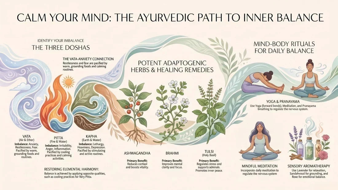 Calm Your Mind: Top Ayurvedic Remedies for Stress & Anxiety | Calma Care