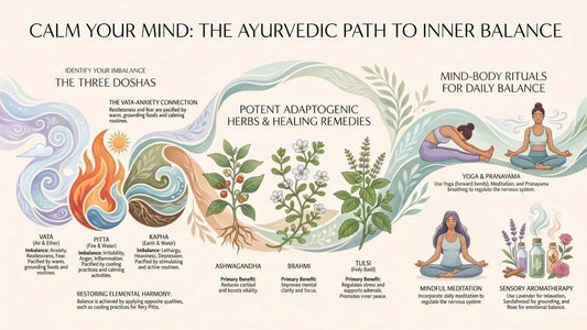 Calm Your Mind: Top Ayurvedic Remedies for Stress & Anxiety | Calma Care