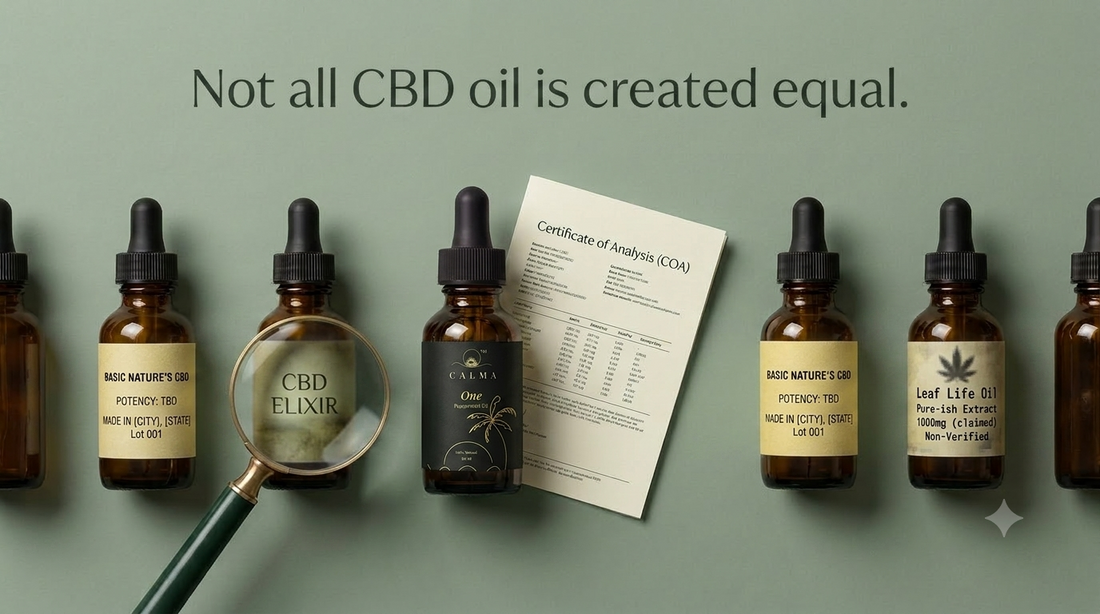 Why Your CBD Oil Isn't Working: The Truth About Dilution, Mislabelling, and What to Do About It | Calma Care