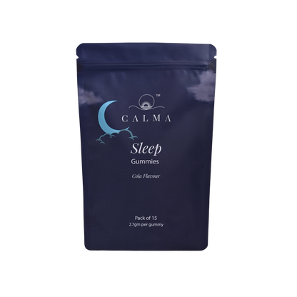 Calma Sleep Gummies for deep sleep and nighttime relaxation pouch pack