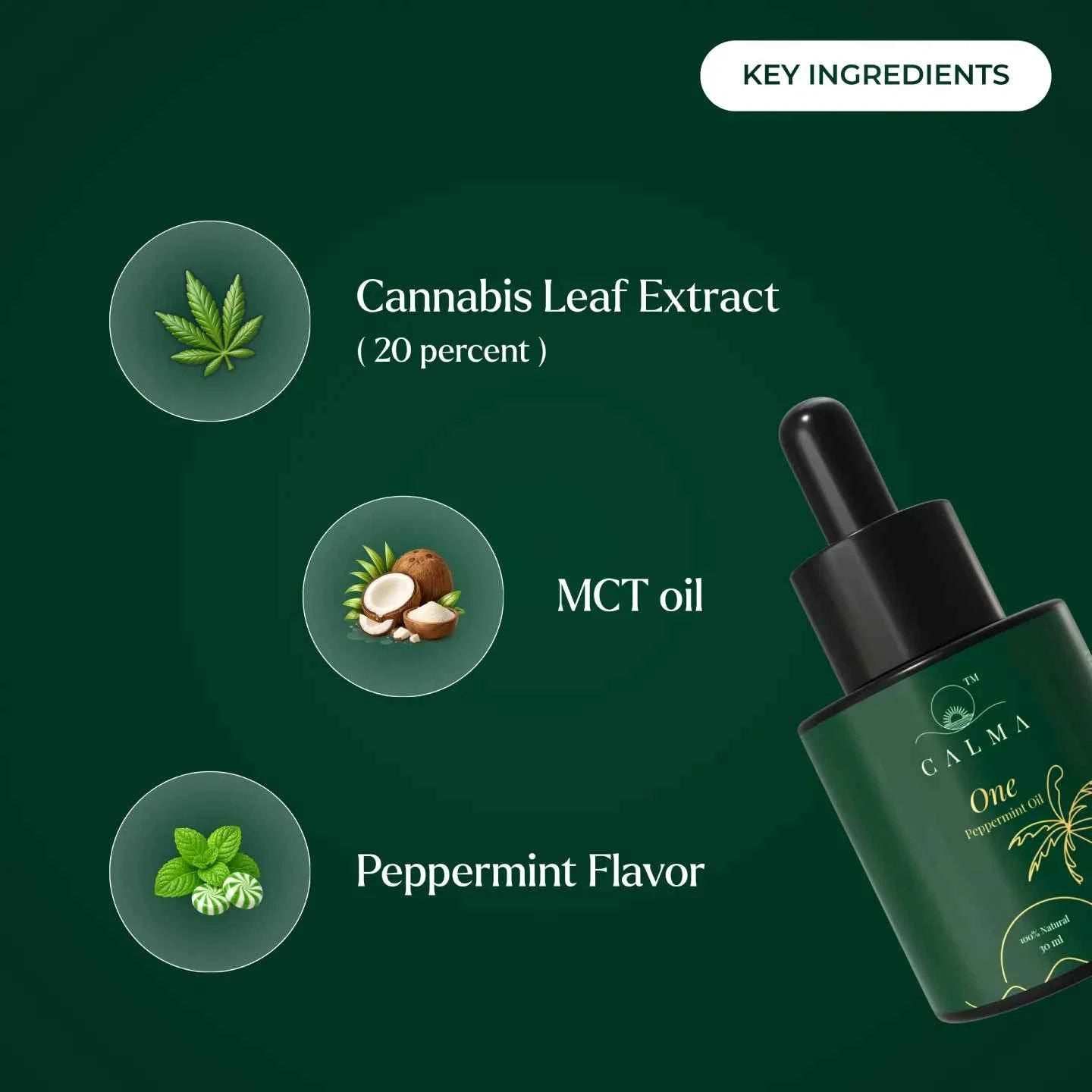 Calma One CBD Oil India - 20% Vijaya Extract for Quick Relief
