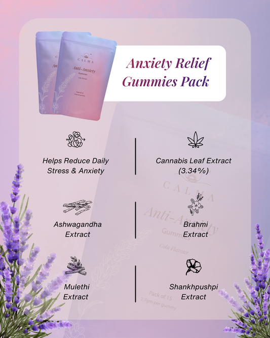 Calma Anxiety Relief Gummies pack for stress relief and emotional balance