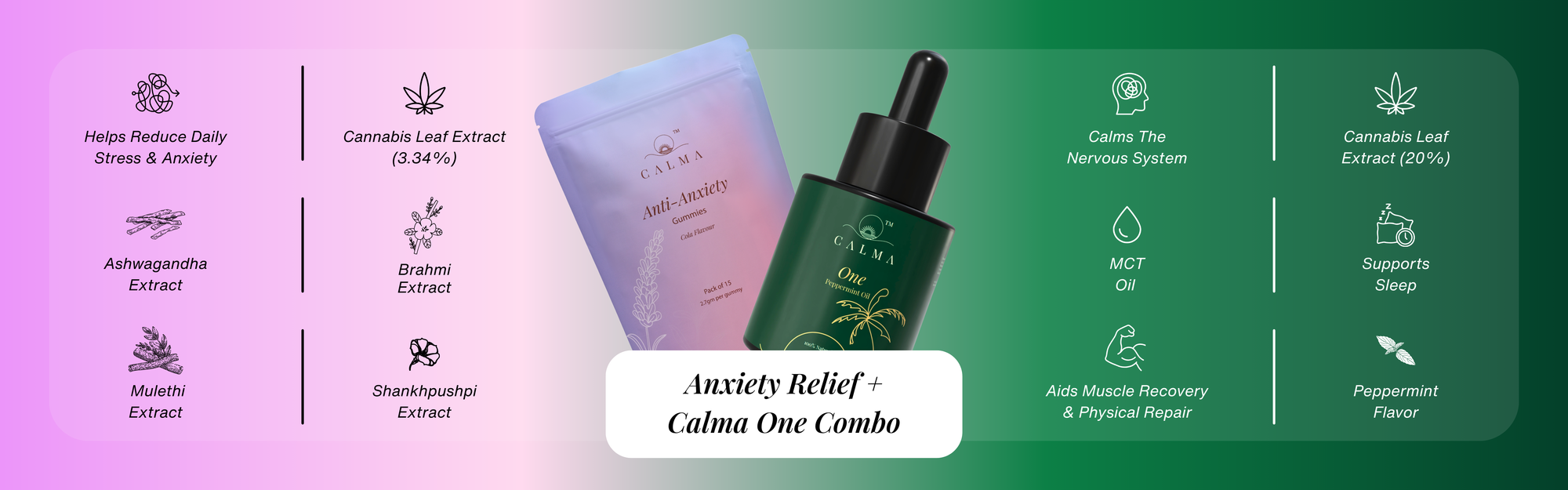 Calma One + Anxiety Relief Combo