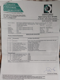 Government approved laboratory test report for Calma Sleep Gummies quality analysis