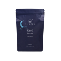 Calma Sleep Gummies for restful sleep and relaxation pouch pack