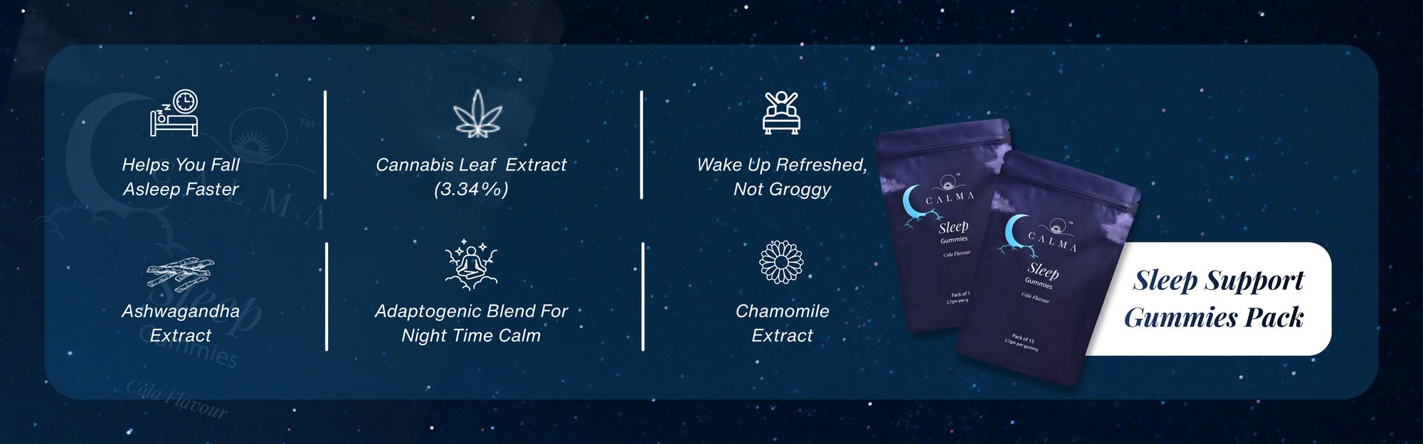 Sleep Support Gummies Pack