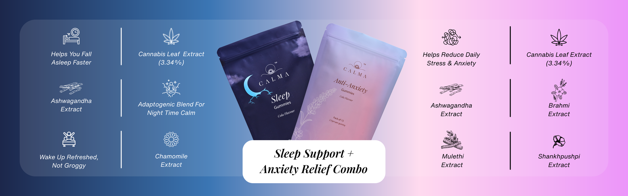 Sleep Support + Anxiety Relief Combo
